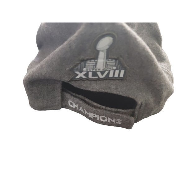 NFL‎ Super Bowl Champion Seattle Seahawks XLVIII Wool Blend Adj Hat - Picture 4 of 6